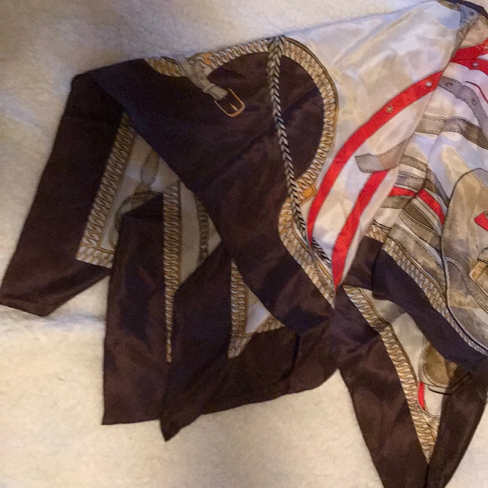 💯 pure silk scarf